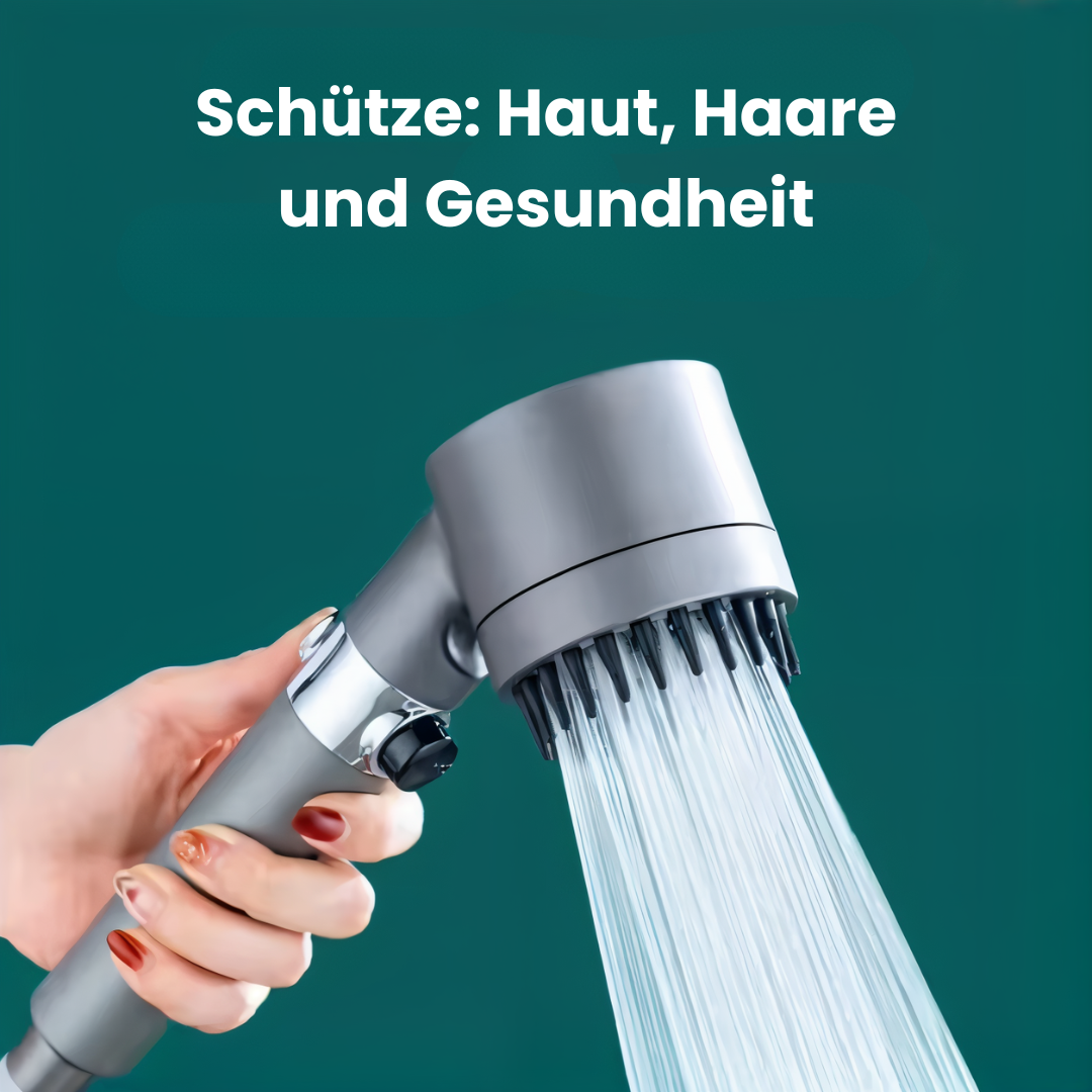 Duschkopf mit Hochdruck und Filter