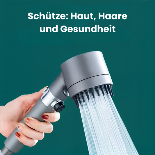 Duschkopf mit Hochdruck und Filter
